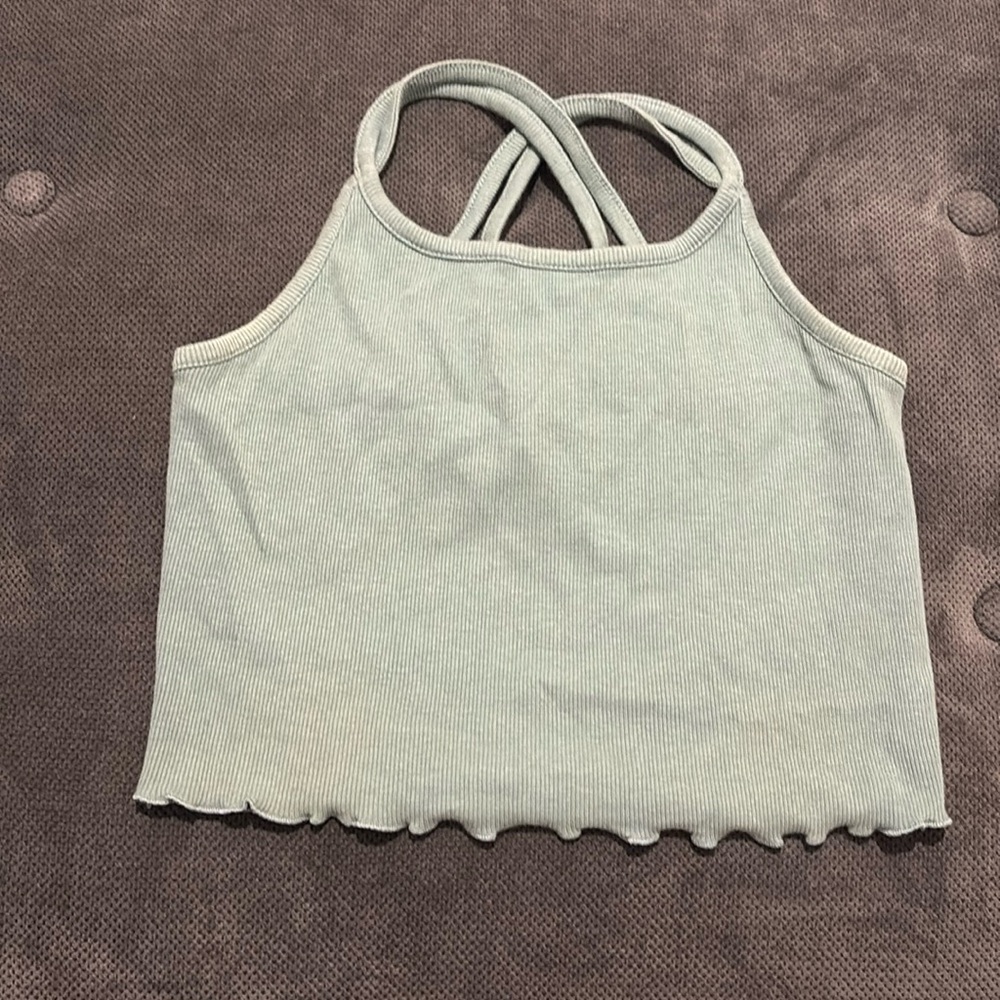 Cute green top from art class size 10-12